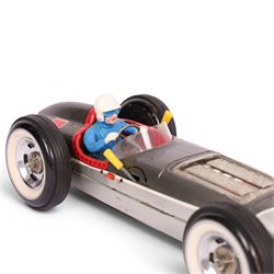 1960s Marx Toys Jetspeed racing car, battery operated tinplate racing car with lithographed details, L45cm