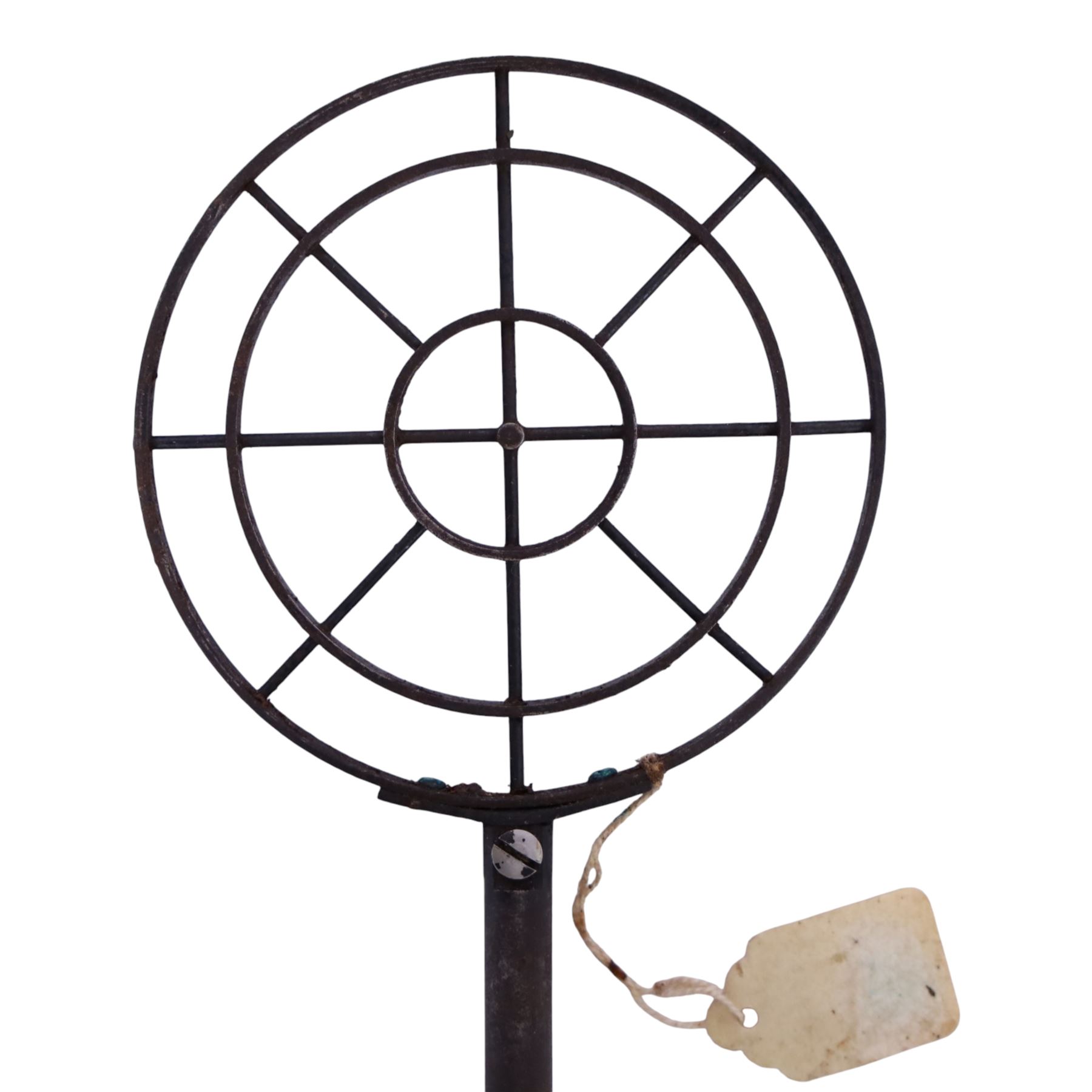 WWII German MG42 anti-aircraft spider sight, with WaA inspection mark, H17cm