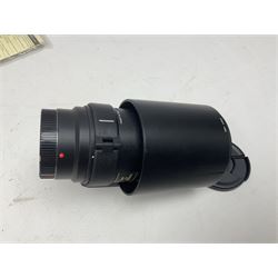 Nikon 'ED AF Micro Nikkor 200mm 1:4D' lens, Tamron 'SP Di AF 180mm 1;3.5 Macro1:1' lens, serial no 501075 and Tamron 'AF 70-300mm 1:4-5.6 Tele-Macro (1:2) ' lens, serial no 305906  