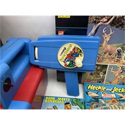 Corgi/Disney - Movie Vision, in original box, with Corgi projector, two Corgi Movie Viewers and nine films; together with 8mm film reels and strips to include Disney’s Dumbo, Mickey Mouse, Alice in Wonderland etc, most in original boxes