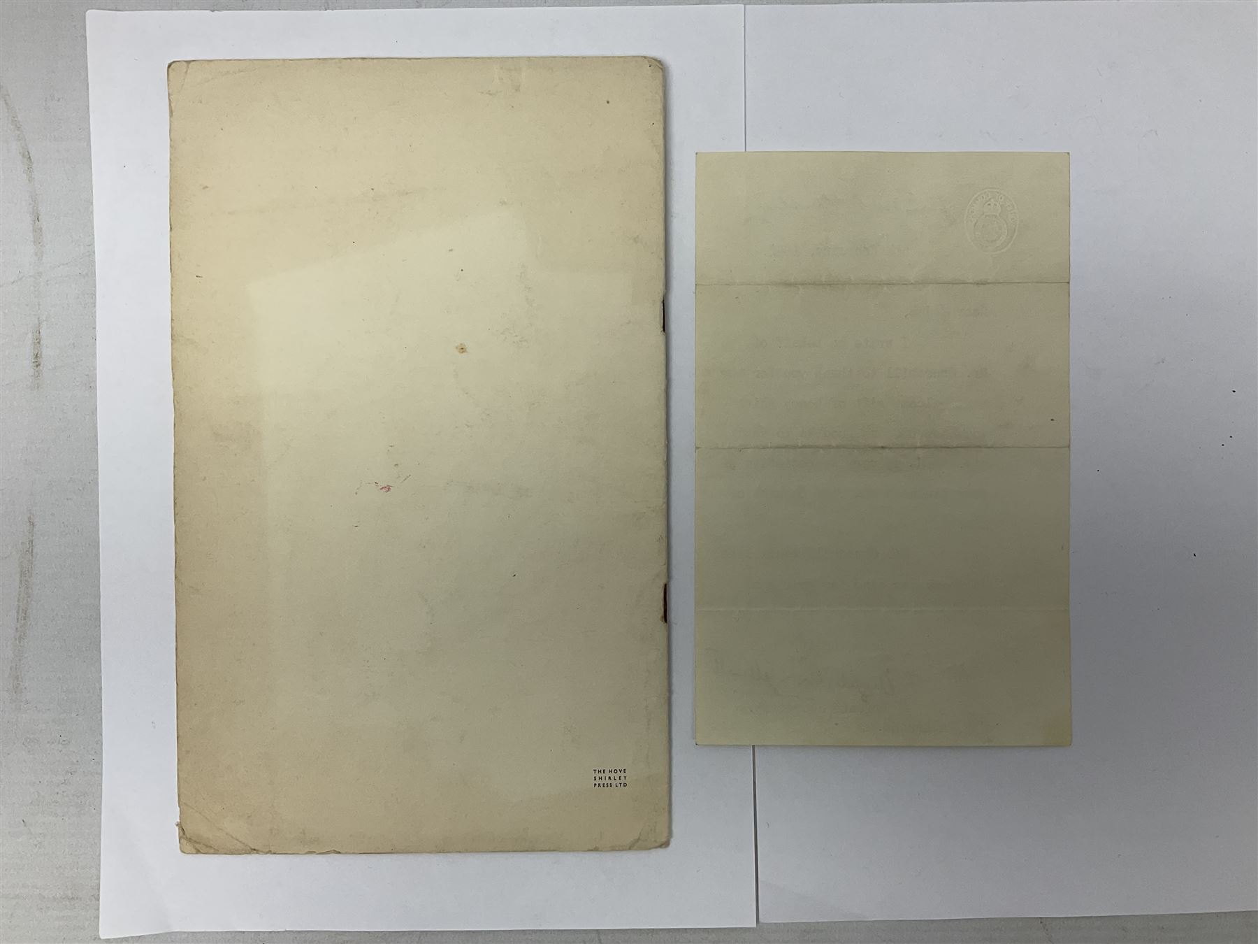 CHURCHILL WINSTON S.: (1874-1965) British Prime Minister 1940-45, 1951-55. Nobel Prize winner for Literature, 1953; post-WW2 T.L.S., to Miss Maclellan from Elizabeth Gilliatt Private Secretary thanking her on behalf of Churchill 