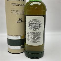Laphroaig, 10 year old, single malt Scotch whisky, circa 1980, 1 litre, 43% vol 