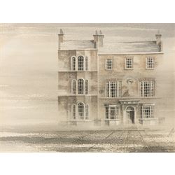 Janet Thackray (British 20th century): Lady Palmer's Cottage - Runswick Bay, watercolour signed 24cm x 34cm; M Taylor (British 20th century): 'Thistle - The Fleece Shorn', watercolour signed and dated '83, titled on label verso 25cm x 34cm (2)
