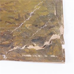 Albert George Stevens (Staithes Group 1863-1925): Gunnerside, oil on board signed 20cm x 35cm