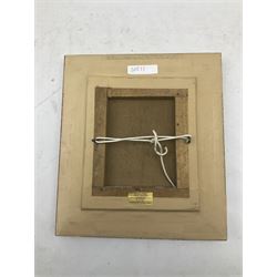 After Pompeo Girolamo Batoni (Italian 1708-1787): 'The Heart of Jesus', oil on canvas unsigned 22cm x 18cm