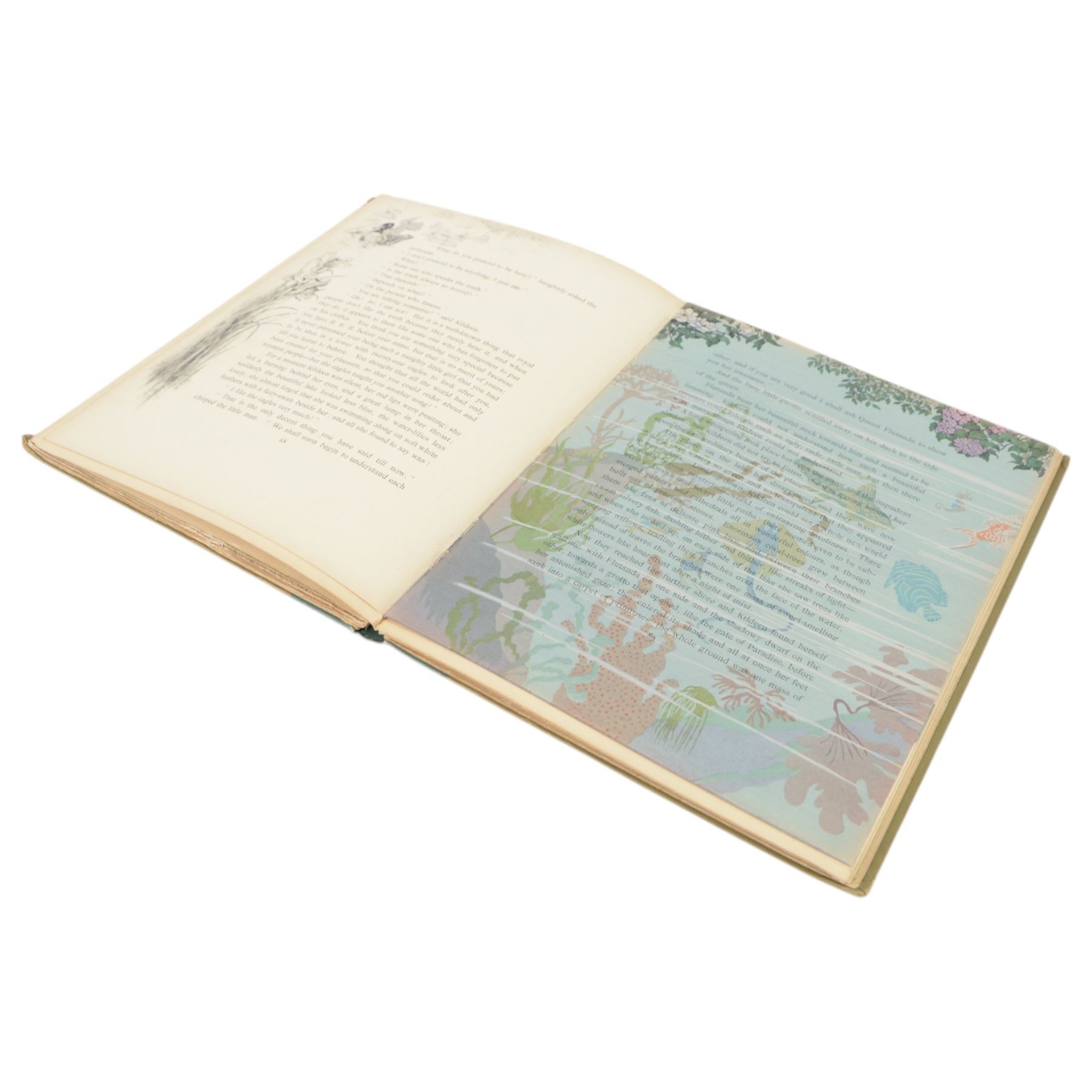 Marie, Queen of Romania, The Story of Naughty Kildeen, illustrations by Job, with black and white and colour illustrations, gilt and colour decorated pictorial front board with cloth spine, Oxford University Press, 1922