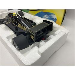 Ayrton Senna Racing Car Collection - Lotus Renault 97T 1985; boxed