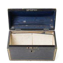Victorian tooled leather dome top stationery casket by Parkins & Gotto, 24 & 25 Oxford St  with watered silk interior L21cm , another dome top casket and a lancet top casket (3) 
Provenance: property of a Nobleman