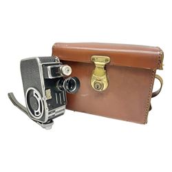 Bolex Paillard C8 cine camera with 'YVAR 1.1,9 f=13mm lens' in original case