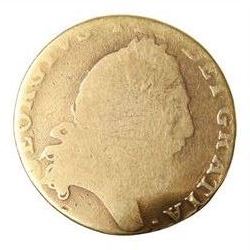 George III 1794 gold 'spade' guinea coin