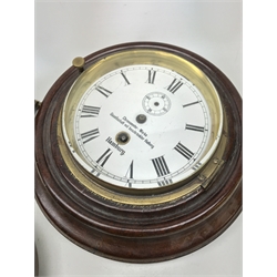  Collection of clocks including: brass half hour striking carriage clock, German wall clock, Widdop, Imhof, Swiza and Estyma mantel clocks, modern carriage clock, Edwardian clock case, small aneroid Barometer, (8)  