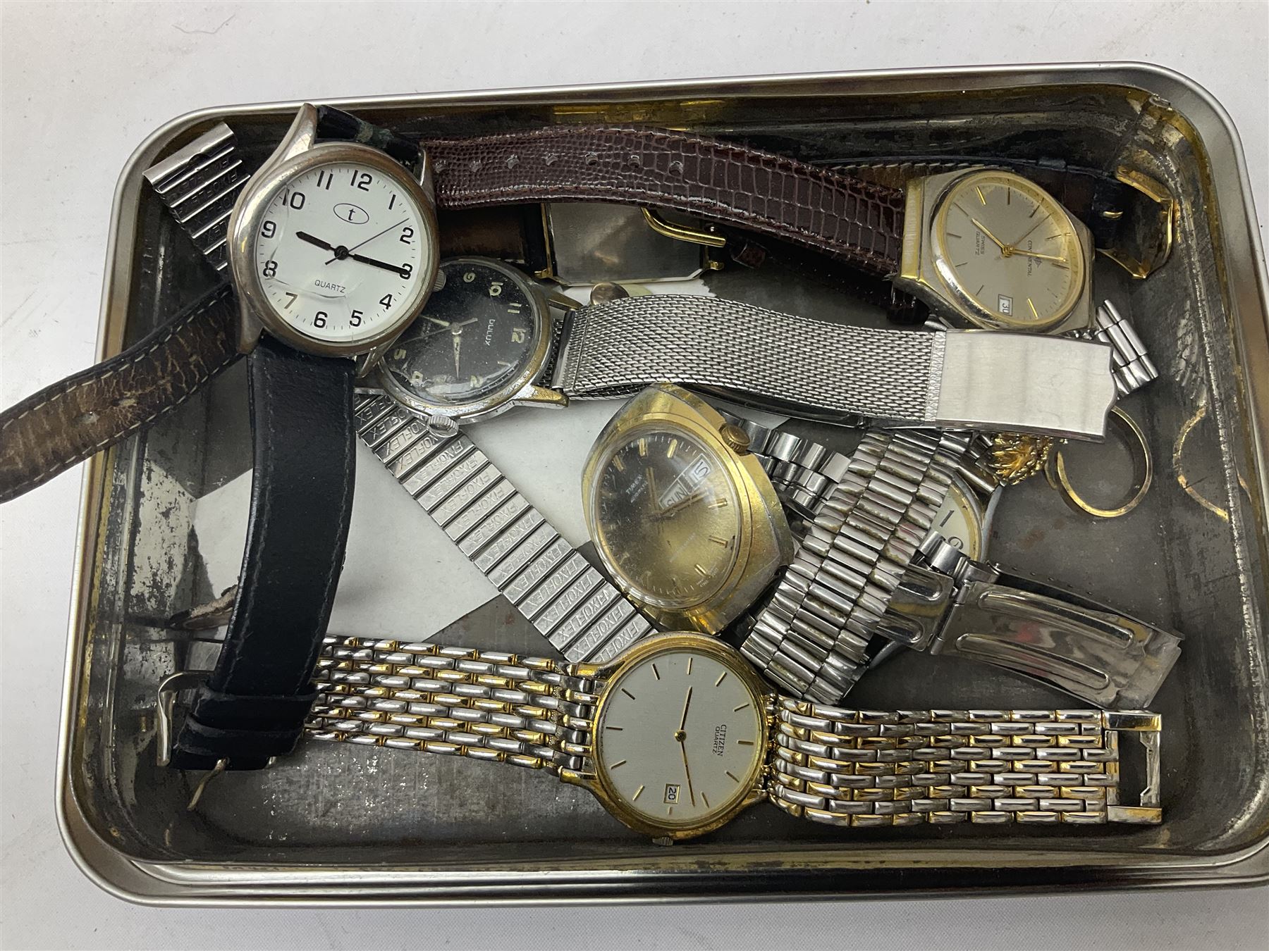 Quantity of costume jewellery to include watches, necklaces, earrings etc