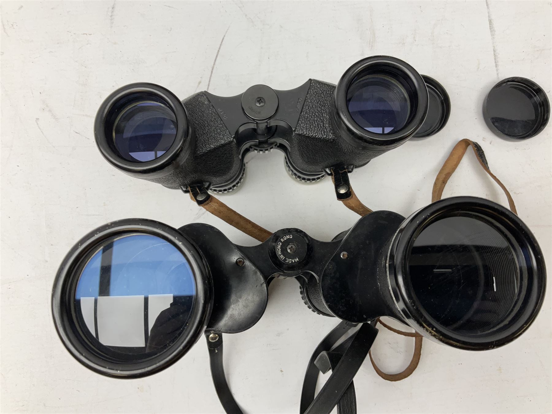 Nine cased pairs of binoculars, to include Embassy 8x40, Tasco 7x35, Zenith 10x50 Field. Opticron 10x50, Swift 8x40 Grand Prix Mk I, etc