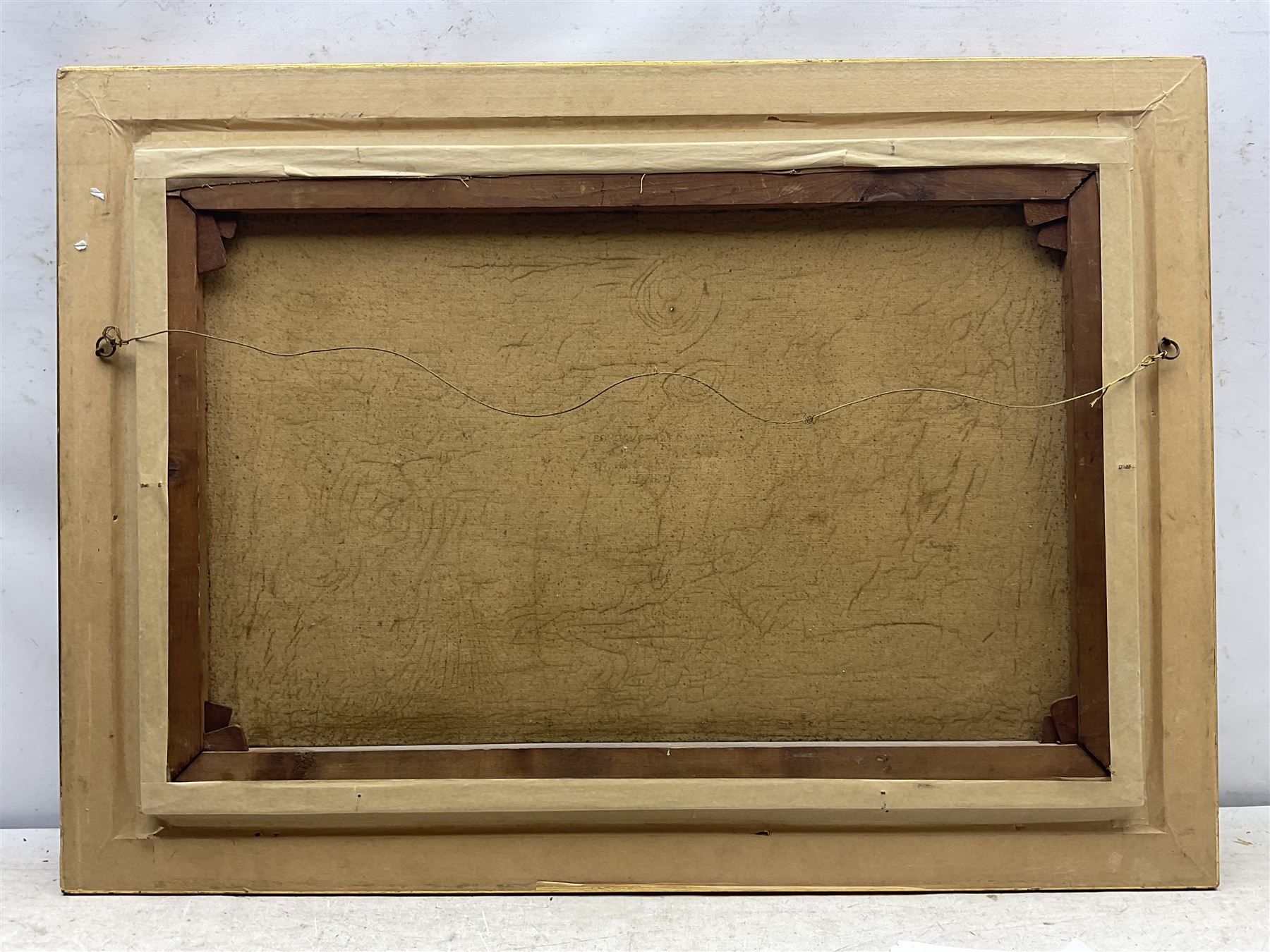 Joel Owen aka Francis E. Jamieson (British 1895-1950): Returning Home, oil on canvas signed 47cm x 72cm 