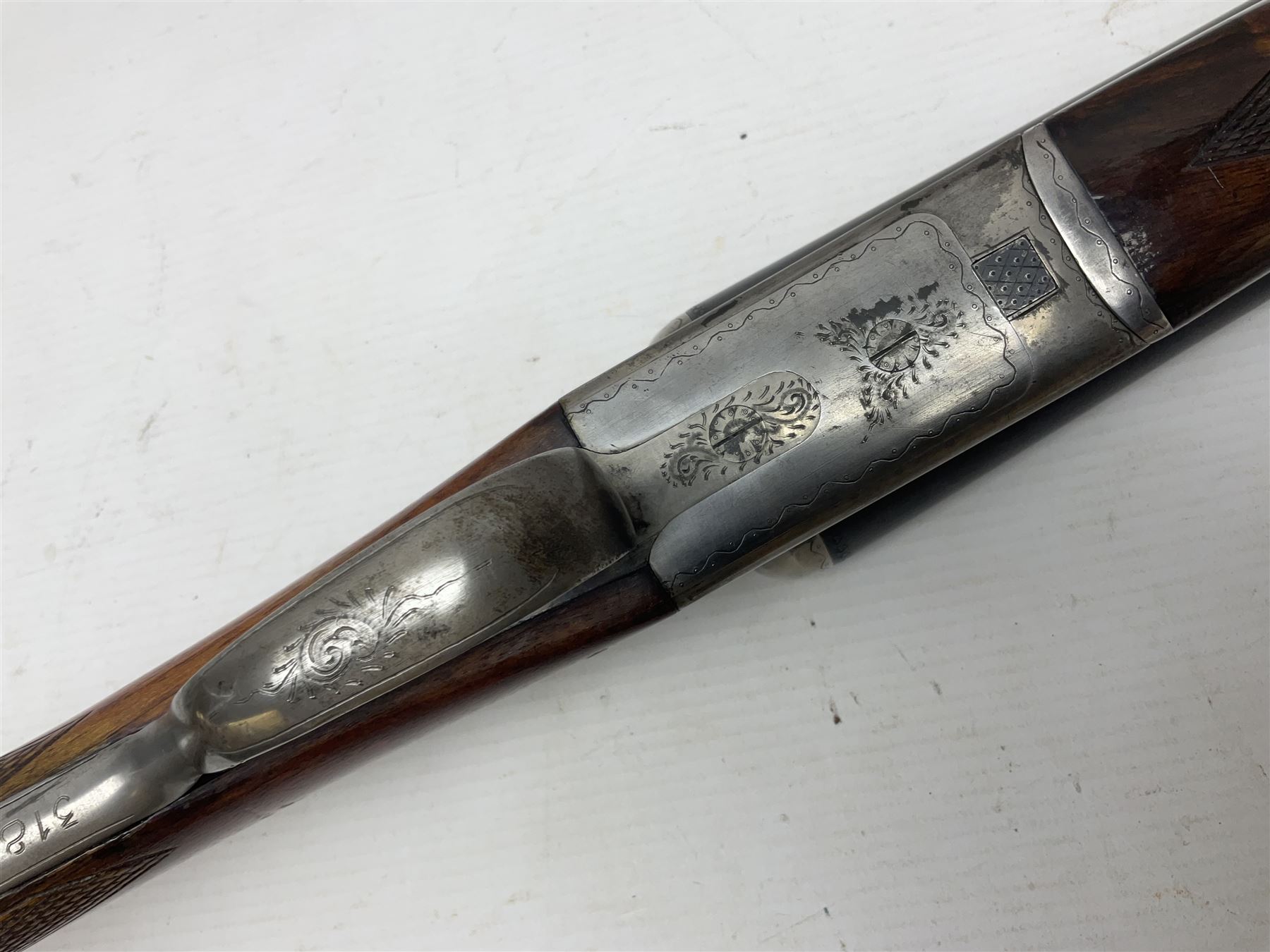 SHOTGUN CERTIFICATE REQUIRED – Spanish AYA 12-bore side-by-side double barrel boxlock ejector shotgun, 71cm(28