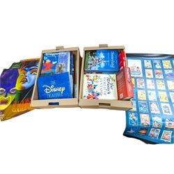 Collection of Walt Disney books and two posters, including The Disney Treasures, Before Th...