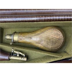 William Ling of London 15-bore double barrel side-by-side percussion shotgun, No.168, the 74cm (29