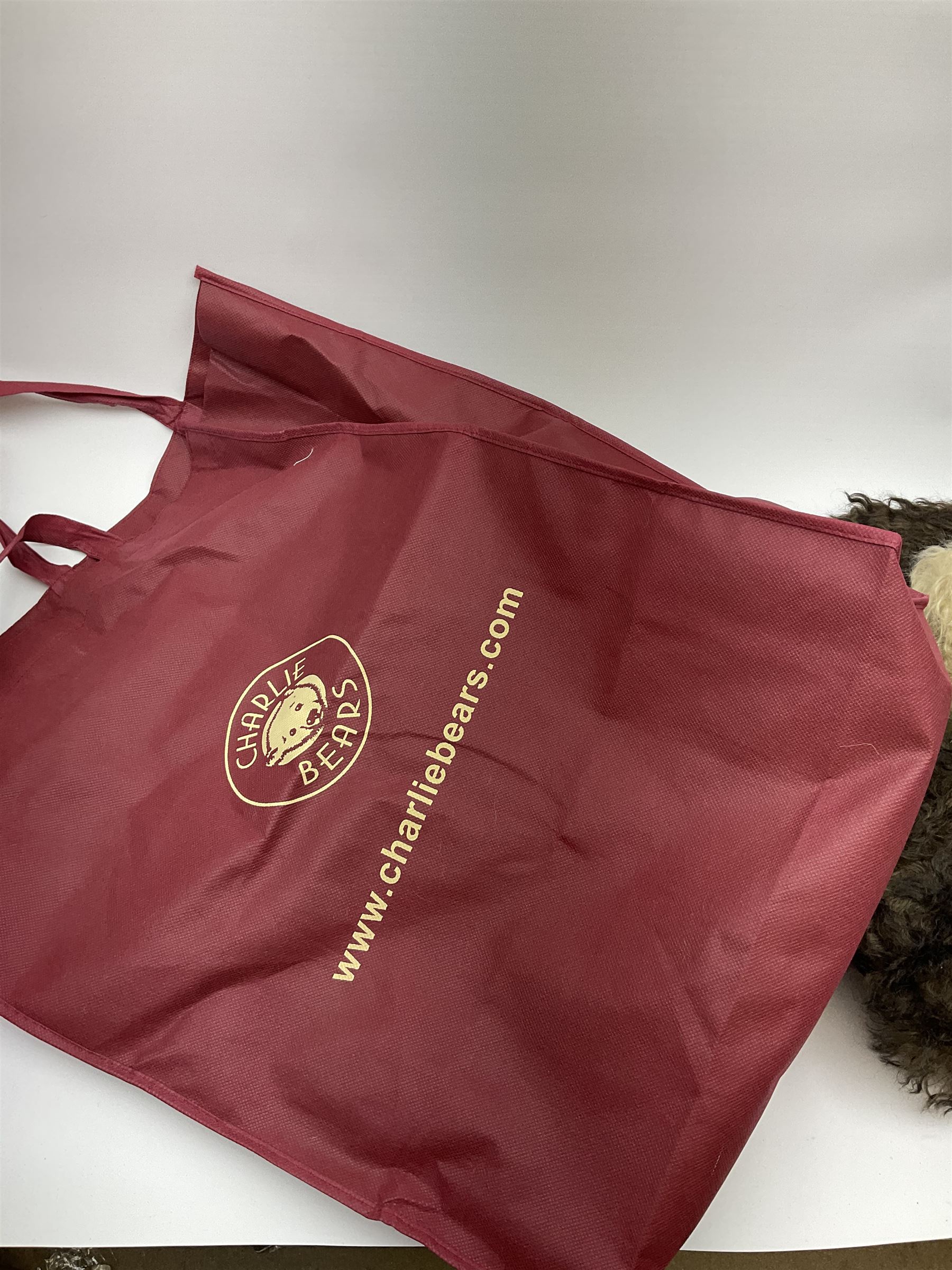 Charlie Bears Isabelle Collection limited edition teddy bear 'Mr. Widget' No.139/150 H55cm, with certificate and tag in red carry bag