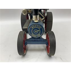 Wilesco steam roller traction engine, boxed