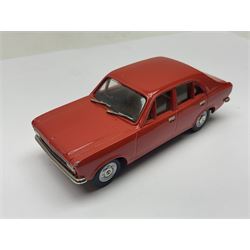 Three Lansdowne Models 1:43 scale models - 1965 Humber Sceptre MkII Four Door Saloon; 1970 Hillman Avenger 4-Door De Luxe (Firebrand Red); and 1945 Sunbeam Talbot Ten (Gunmetal Grey); all boxed (3)