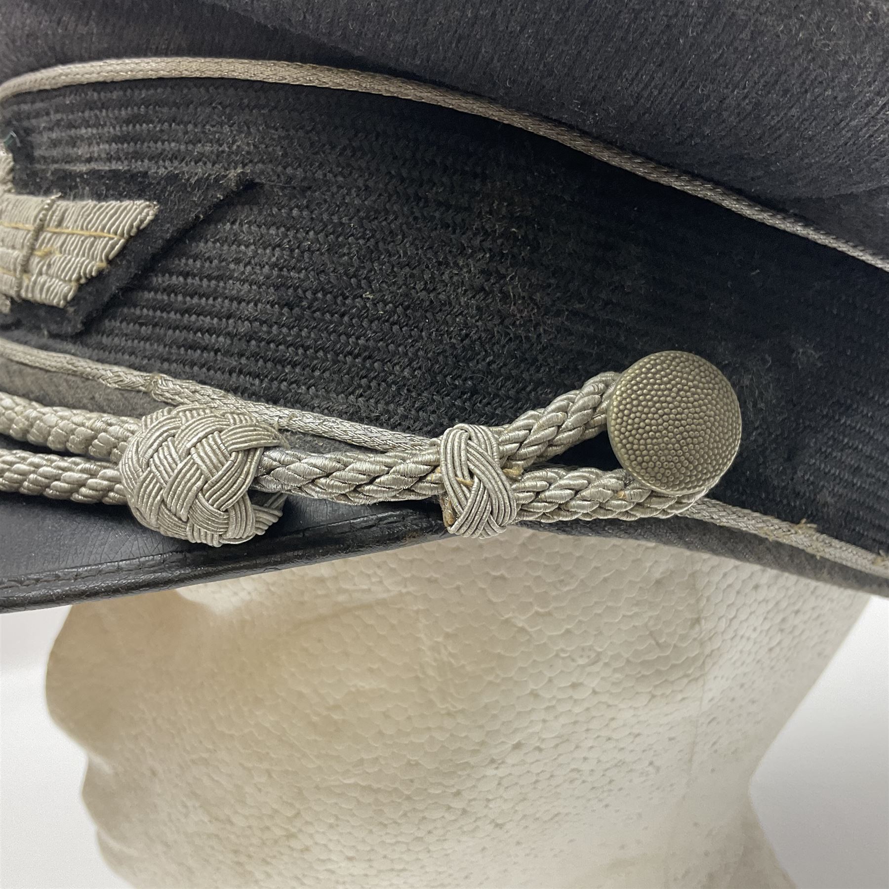 WW2 German Luftwaffe Officer's visor cap with cloth badges