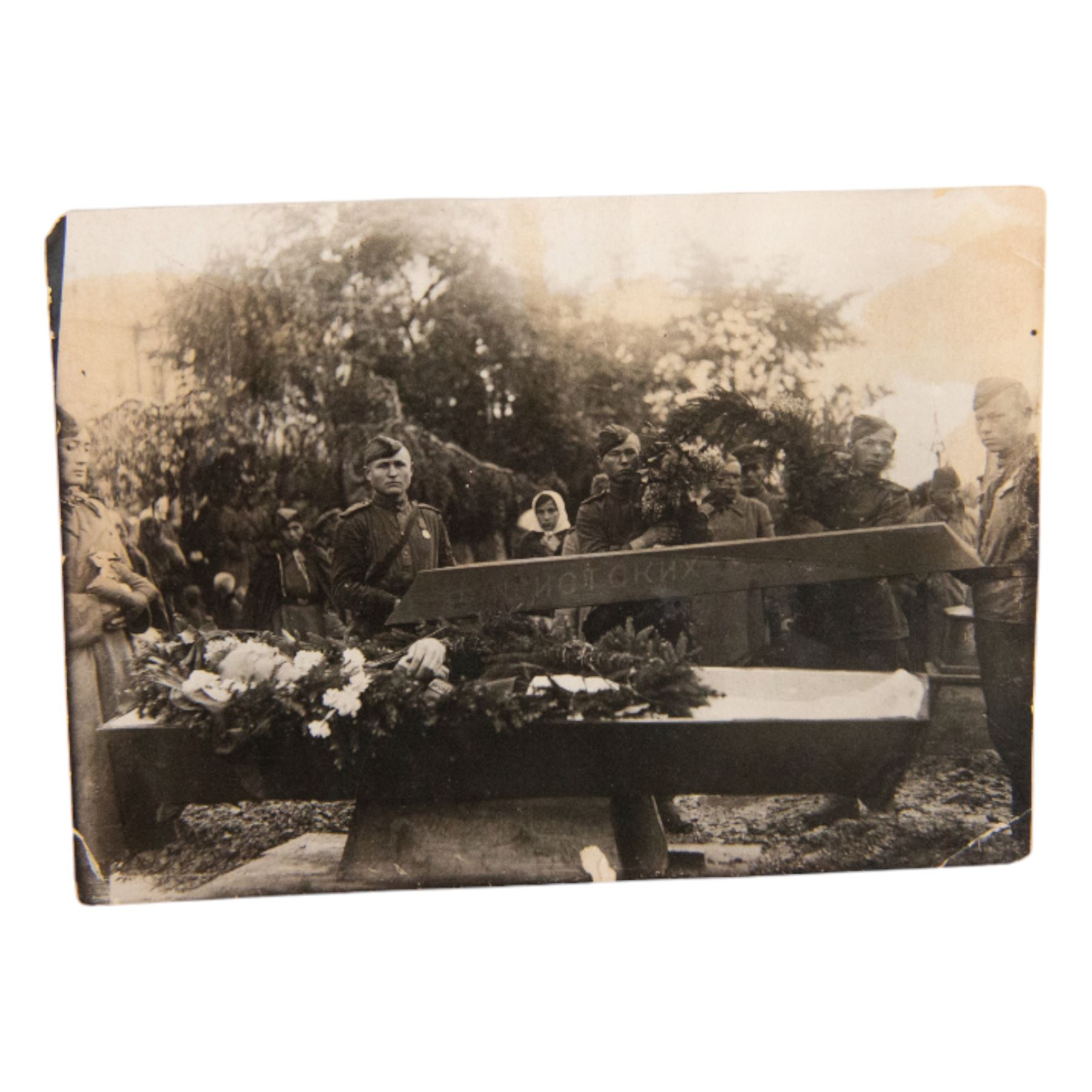 Russian Red Army; eight photographs of soldiers