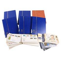 Great British and World stamps, first day covers, etc, in three boxes