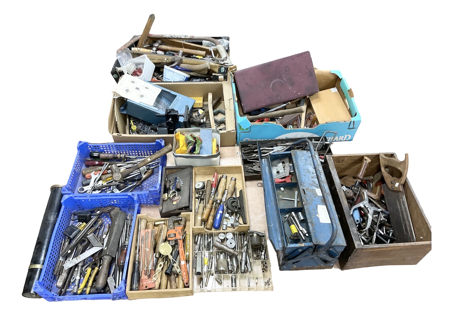 Very large quantity of vintage tools to include Osborn cobalt drill