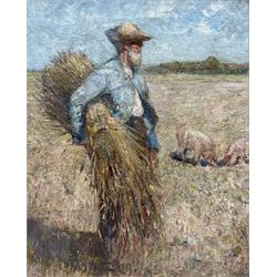 Paul Paul (Staithes Group 1865-1937): The Farmer, oil on canvas signed 37cm x 30cm 
Provenance: from the collection of the artist's great granddaughter
