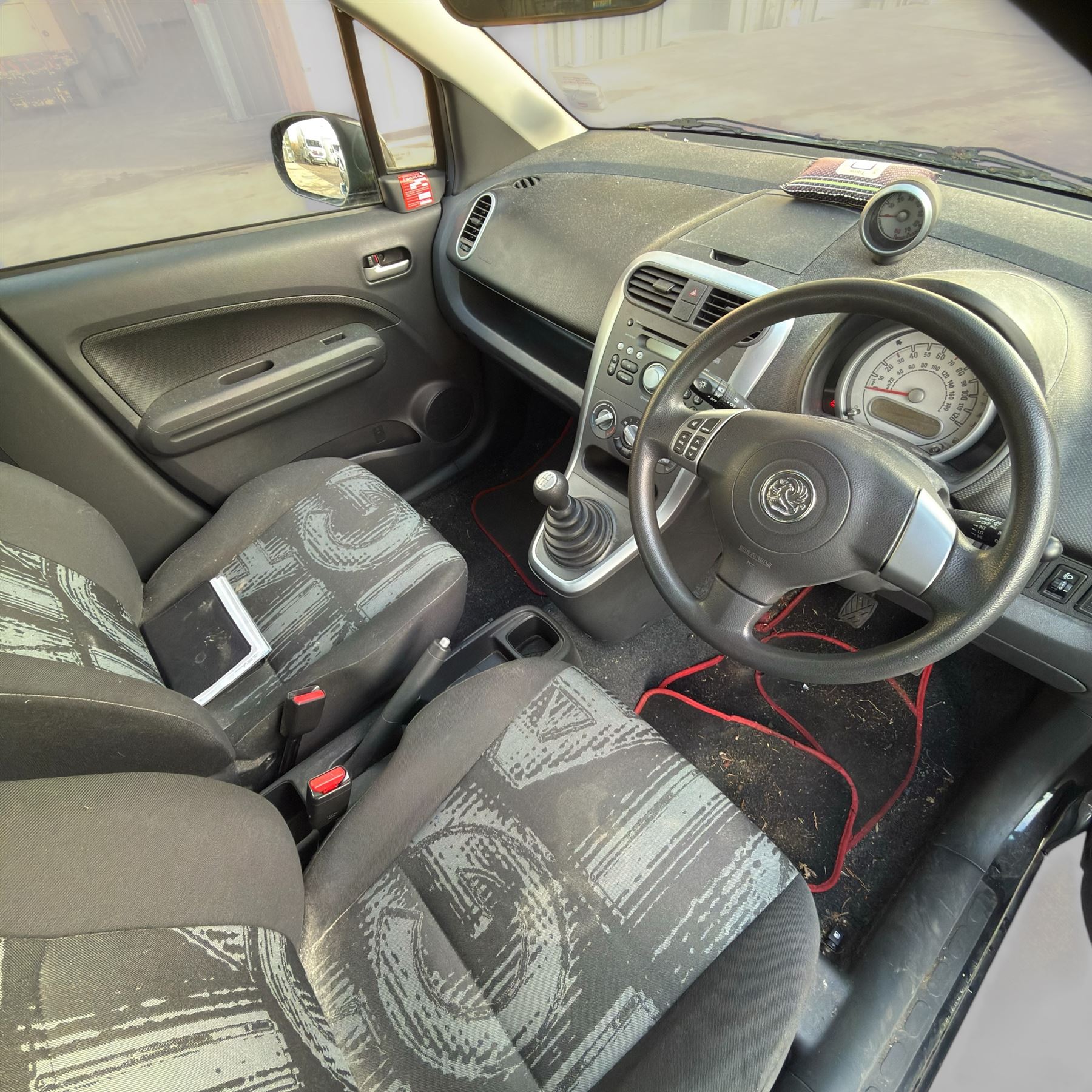 VAUXHALL AGILA HATCHBACK - 1.2 VVT ecoFLEX S 5dr, 2013, Black, Manual, 37600 Miles, (NU13 UPS)