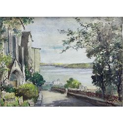 Harry Dove (British 19th/20th century): 'St Mary's Church - Scarborough', watercolour signed, titled verso 18cm x 24cm