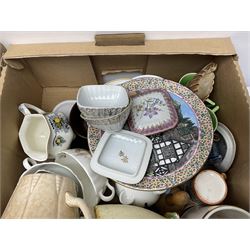 Collection of ceramics including Wade, Hornsea and similar, in four boxes 