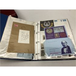 Stamps, PHQ cards and ephemeral items, including mint Queen Elizabeth II pre decimal, various first day covers some with special postcards etc, in one box
