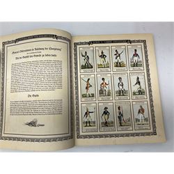 Magnus Laurie: The West Riding Territorials in the Great War. 1920: German Haus Neuerburg cigarette card album entitled Der Bunte Rock depicting 19th century military uniforms; French Chocolat Aiglon trade card album including some military costumes; and a cigarette card album, some of military interest (4)