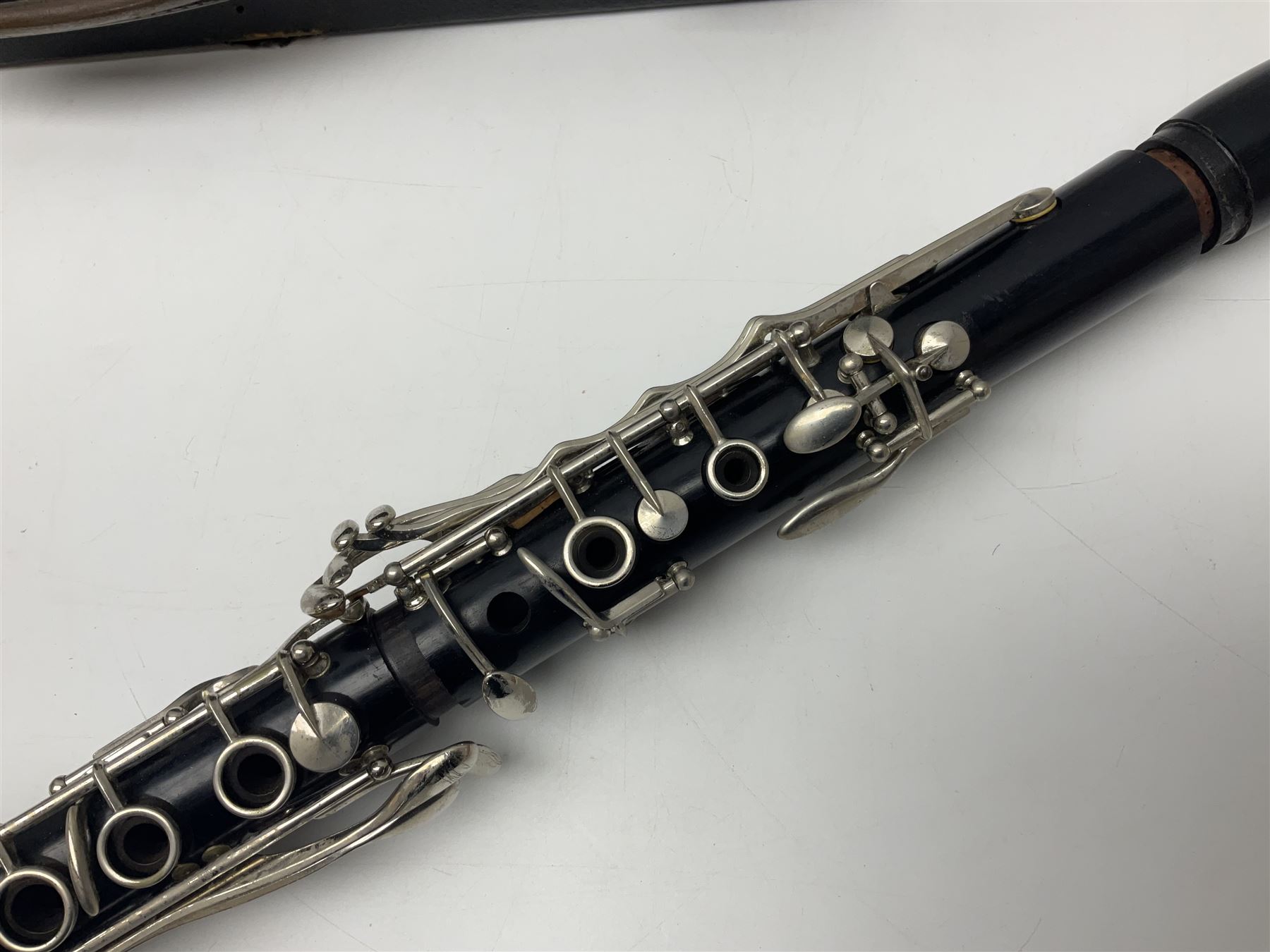 F. Buisson Dallas London oboe, serial no.5434; Boosey & Hawkes Lafleur clarinet, serial no.807004; and incomplete Boosey & Hawkes Regent clarinet, serial no.372169; each in fitted carrying case (3)