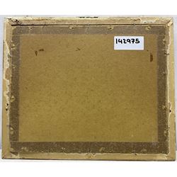 David Roberts RA (Scottish 1796-1864): 'Returning from Market', watercolour signed and titled in pencil 14cm x 22cm 