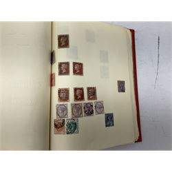 Stamps including Argentina, Austria, Belgium, Canada, Egypt, Germany, Hungary, Queen Victoria and later Great British etc, housed in two albums