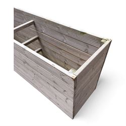 Large Decking planter with centre braces