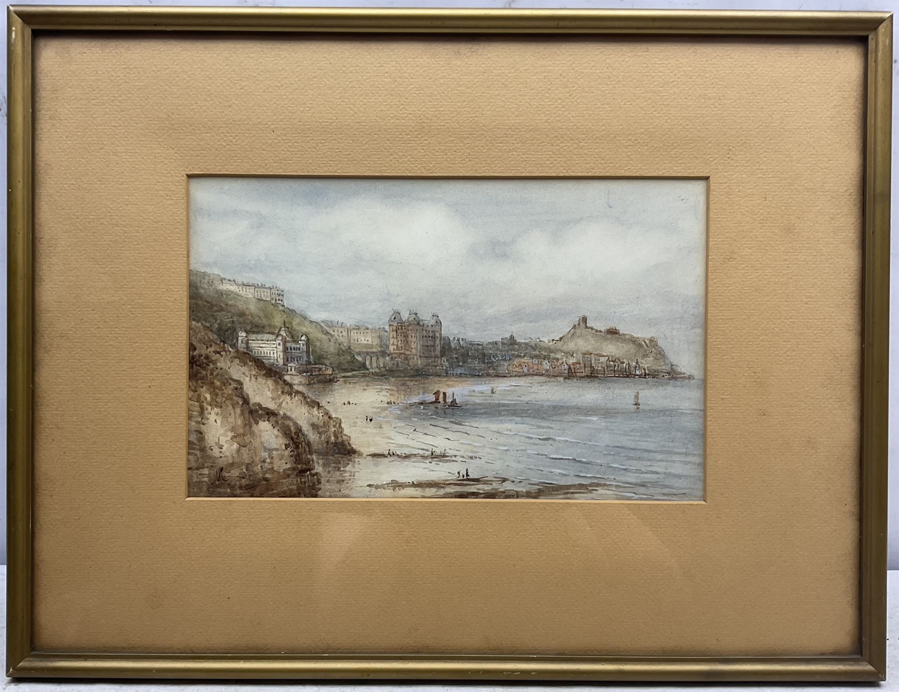 Paul Marny (French/British 1829-1914): Scarborough South Bay, watercolour signed with initial 21cm x 33cm 
Provenance: private West Yorkshire collection, purchased David Duggleby Ltd 3rd June 2017 Lot 16