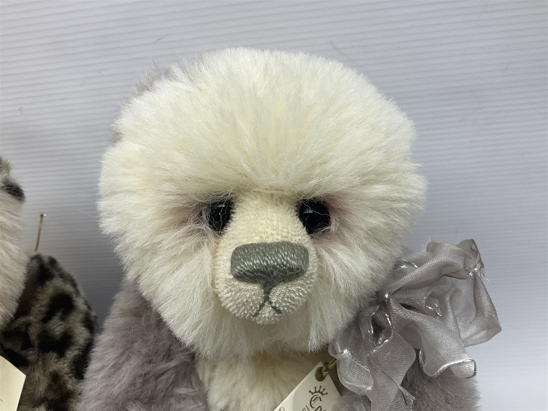 The Cotswold Bear Company - three limited edition teddy bears comprising ‘Lucas’ no. 1/1 H37cm and ‘Stonehenge’ no. 2/15 H39cm, both from the Back to the Wild Cub collection; and ‘Monsoon’ no. 3/10 H34cm from the Safari collection; all with original labels and purchase receipts (3) 