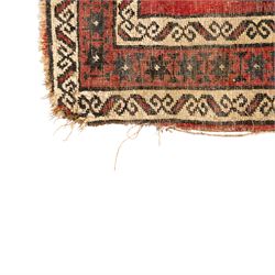 Four Persian rugs, Turkish Anatolian rug, 194x131cm, Turkish Anatolian prayer rug  136x78cm, Persian Gabbeh prayer rug 88x67cm, Caucasian Kazak rug 152x100cm (4)