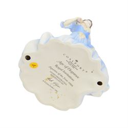 Eighteen Coalport Age of Elegance bisque figurines, including Brighton Promenade, Kensington Parade, Spring Pageant and Mandarin Crescent, mostly boxed