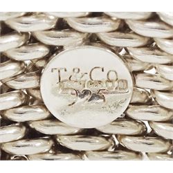 Tiffany & Co silver Somerset ring, hallmarked