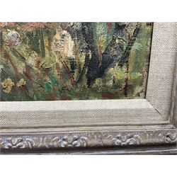 Frederick William Jackson (Staithes Group 1859-1918): View Through the Trees - Runswick Bay, oil on canvas signed 35cm x 43cm