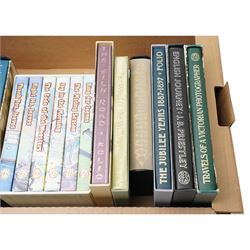 P G Wodehouse 'Jeeves and Wooster' six volumes, James Morris 'Pax Britannica' three volumes and various others mostly in slip cases