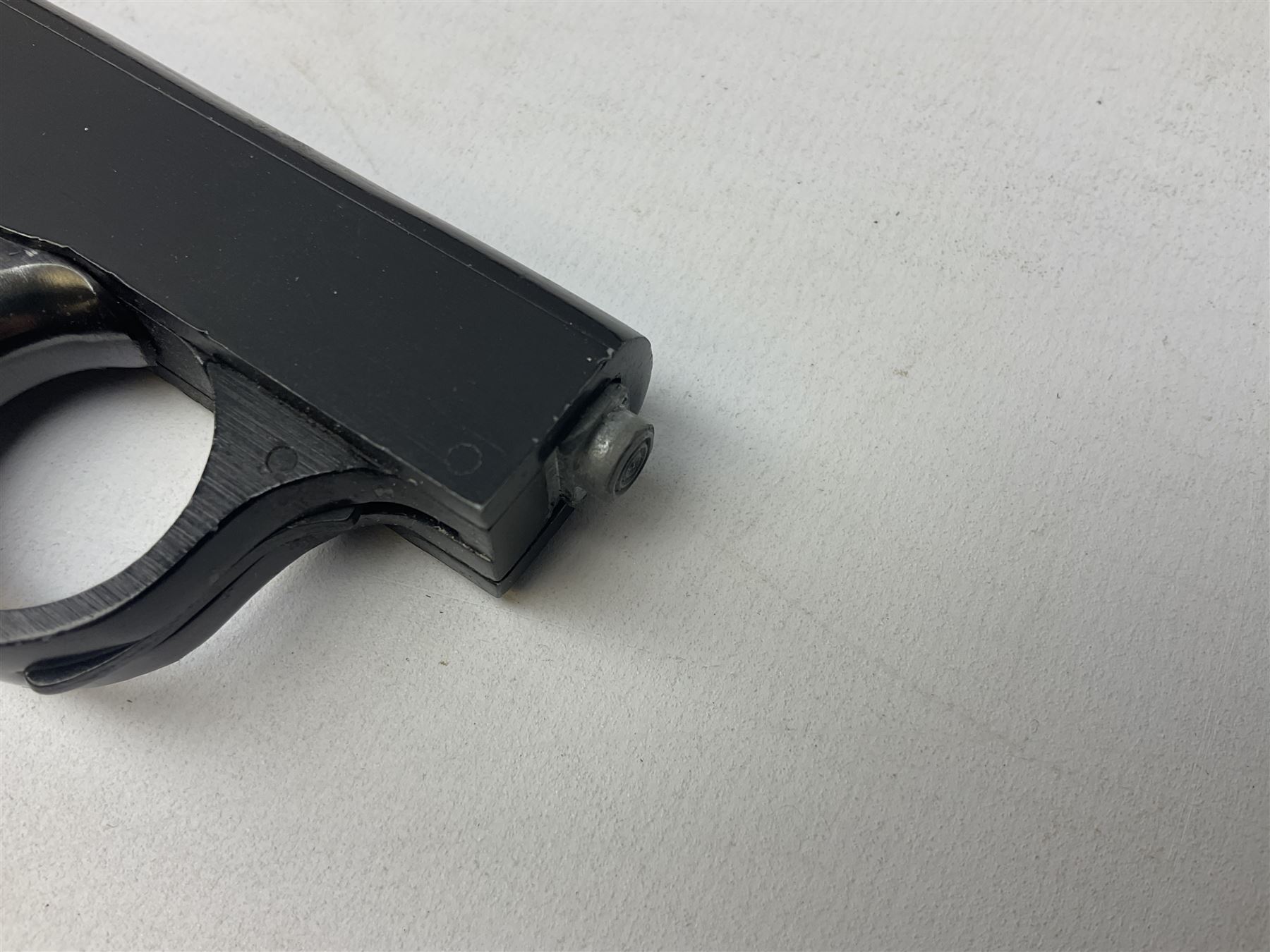 Webley Mark III .22 Sports Starting Pistol, top venting, with bakelite grips, boxed with instructions; and a reproduction Georgian Tower flintlock blunderbuss (2)
