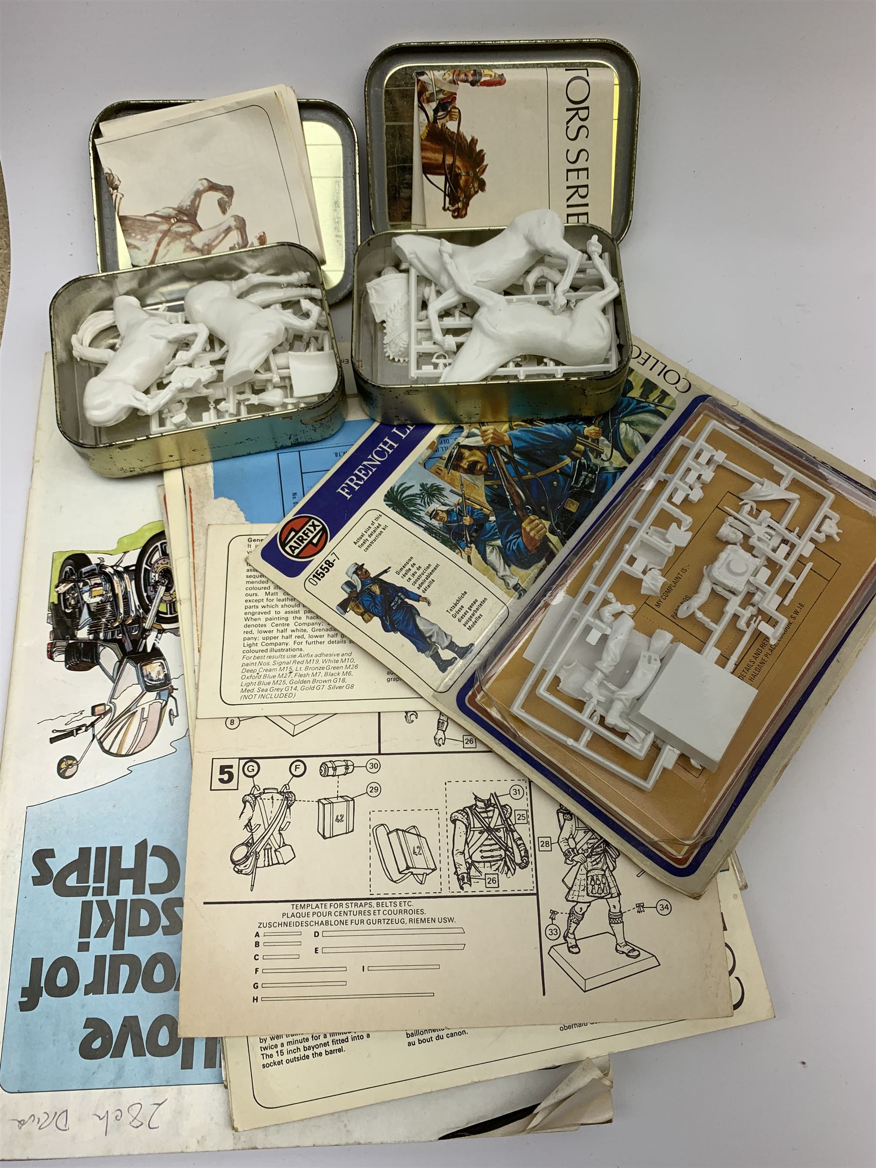Airfix plastic model kits - twenty three of various soldiers and historical figures including Napoleonic War, WW2, Queen Victoria, Anne Boleyn, Napoleon, Charles I, Oliver Cromwell, London Icons etc; all boxed; together with others, probably incomplete, in the Collector's Series etc