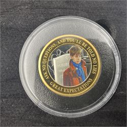 Queen Elizabeth II Bailiwick of Jersey 2020 'Charles Dickens' silver proof two pound coin set, cased with certificate