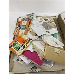 Collection of Great Britain and world stamps, loose and in albums, First Day Covers etc