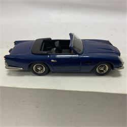 Illustra Models - 1:43 scale die-cast Aston Martin DB5 1066 Country Convertable, finished in metallic blue 